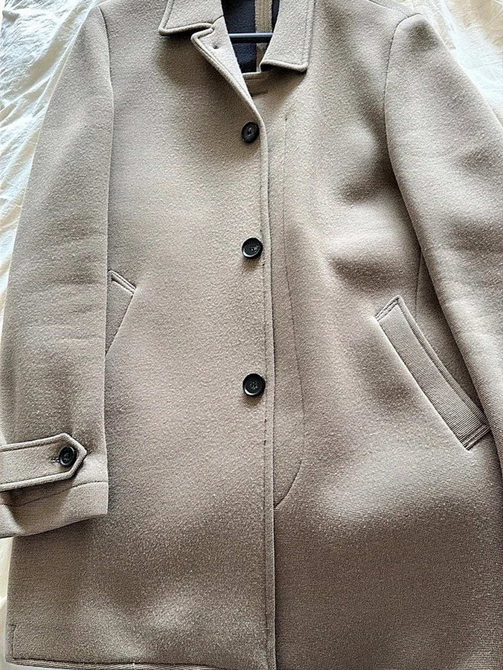 Oran Khaki OverCoat Size 48 Like New